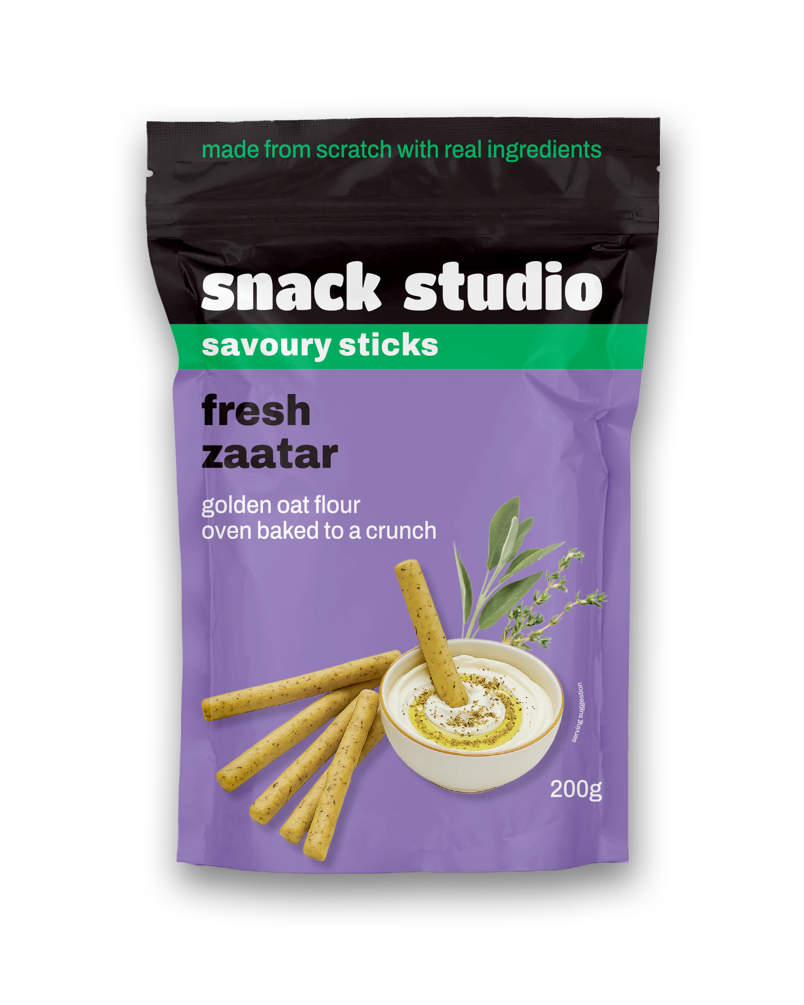 fresh zaatar